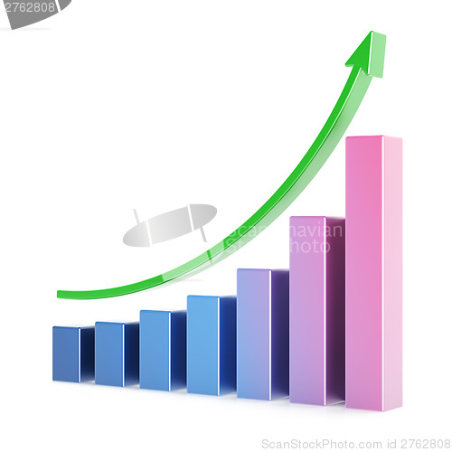 Image of Business chart 3d