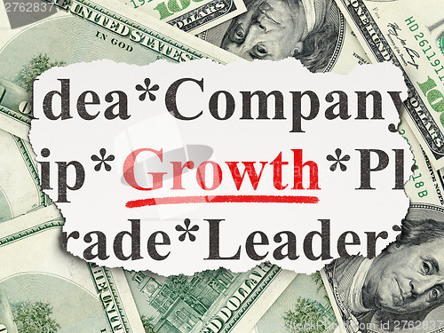 Image of Business concept: Growth on Money