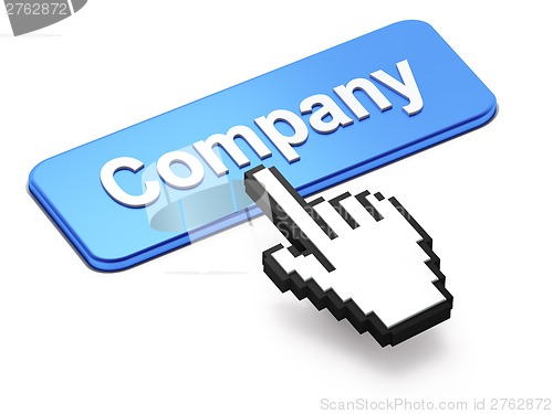 Image of Hand-shaped mouse cursor press Company  button