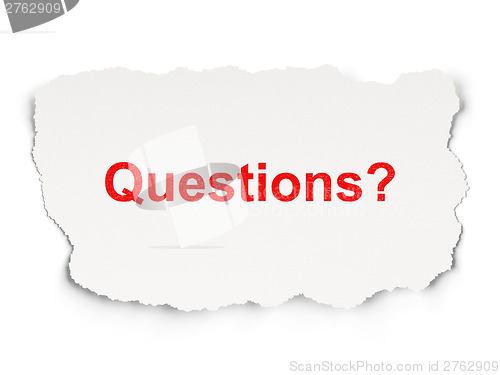 Image of Education concept: Questions?