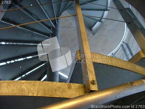 Image of winding up staircase