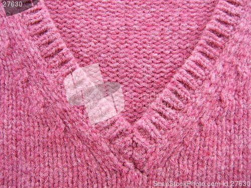 Image of Woollen pink V