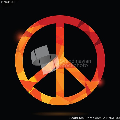 Image of pacifist symbol