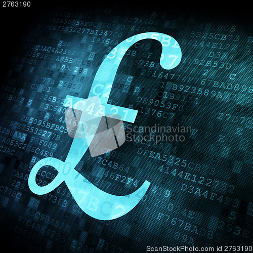 Image of Pound sign on digital screen