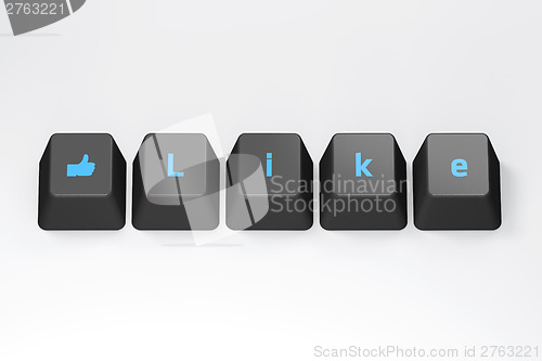 Image of Keyboard&amp;#39;s Like buttons