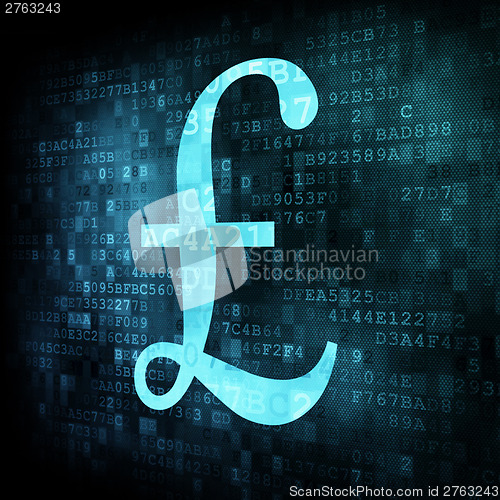 Image of Pound sign on digital screen