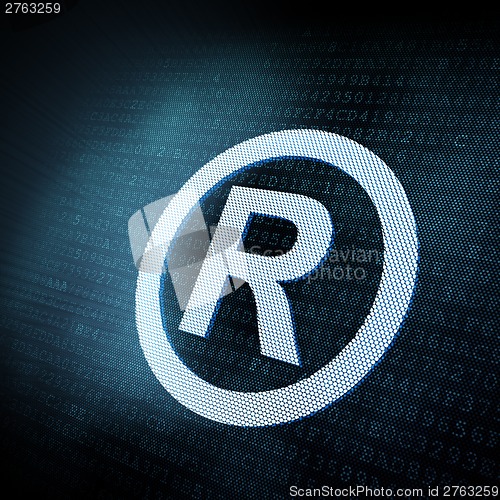 Image of Pixeled Reserved sign illustration