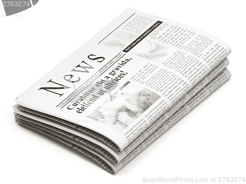 Image of Newspapers stack