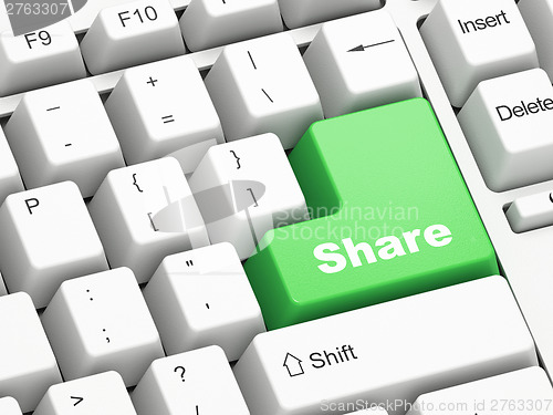 Image of Keyboard with Share button