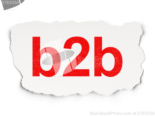 Image of Finance concept: B2b