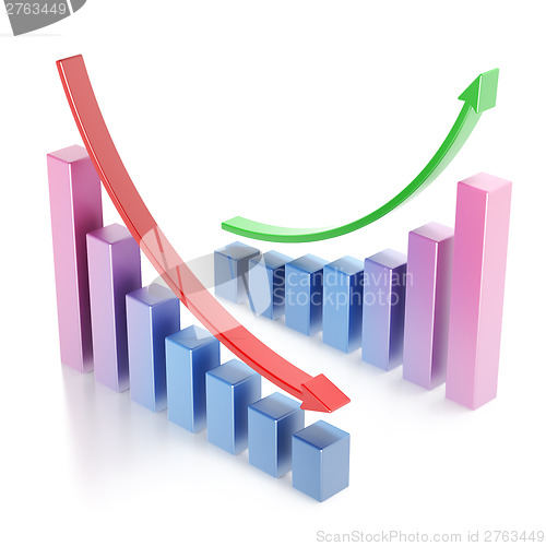 Image of Business chart 3d