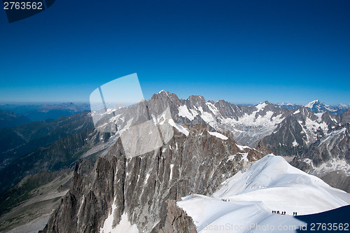 Image of Alps mountain in summer