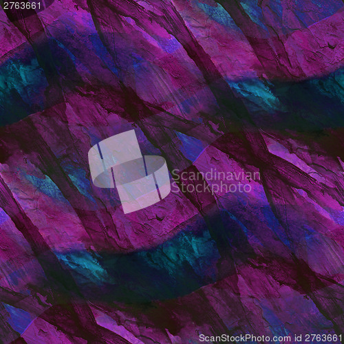 Image of colorful pattern water texture paint abstract purple, blue color