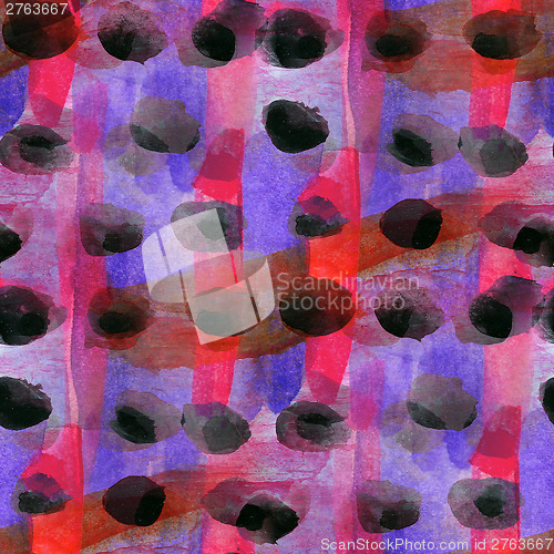 Image of colorful pattern water texture paint abstract color purple, blac