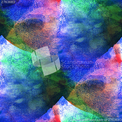 Image of colorful pattern water red, blue, green texture paint abstract c