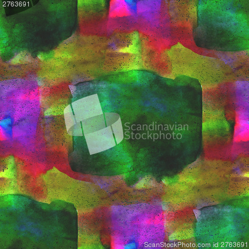 Image of colorful pattern water texture green, purple paint abstract colo