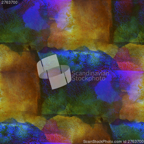 Image of colorful pattern water texture brown, purple paint abstract colo