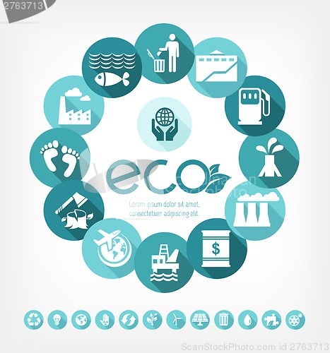 Image of Ecology Infographic Template.