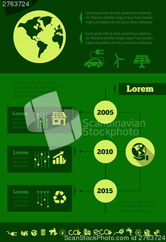 Image of Ecology Infographic Template.