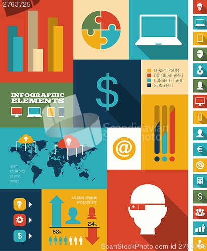 Image of IT Industry Infographic Elements