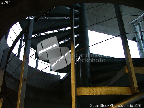 Image of winding up staircase