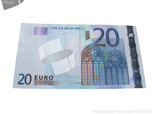 Image of Twenty euro bill