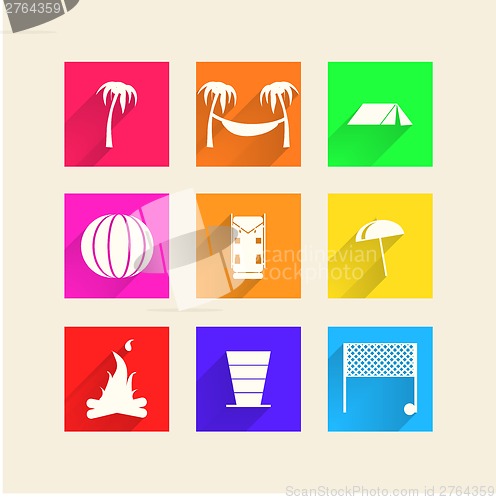 Image of Icons for camping