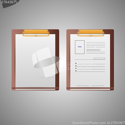 Image of Illustration of clipboards