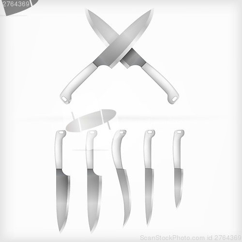 Image of Illustration of knives