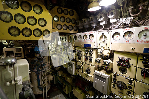 Image of Russian submarine interior