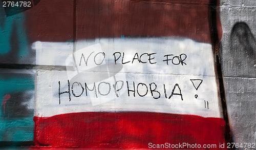 Image of No place for homophobia