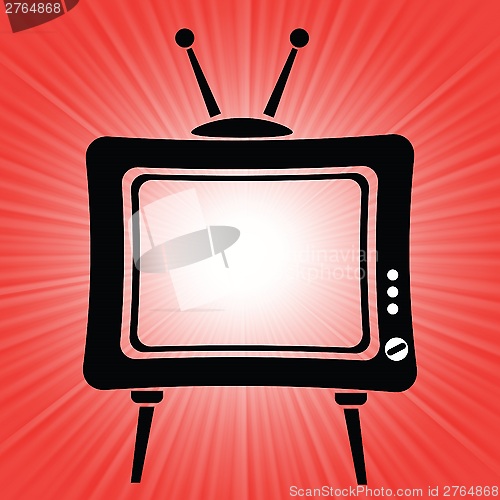 Image of old tv icon