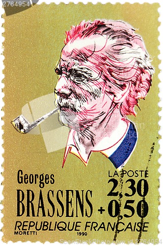 Image of Georges Brassens Stamp