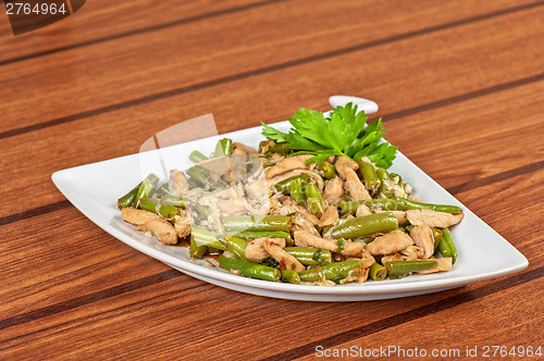 Image of Green beans with chicken