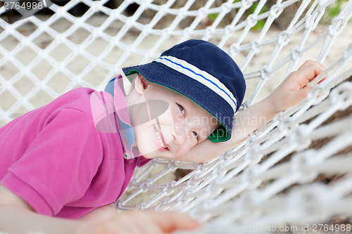 Image of little boy at vacation