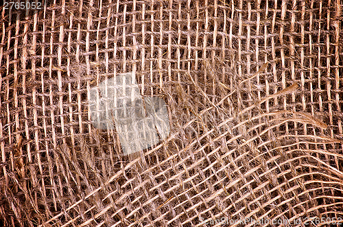 Image of Burlap Sack Background