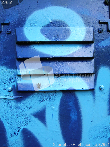 Image of Tagged door