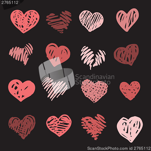 Image of Love. Heart set.