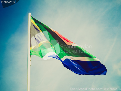 Image of Retro look Flag of South Africa