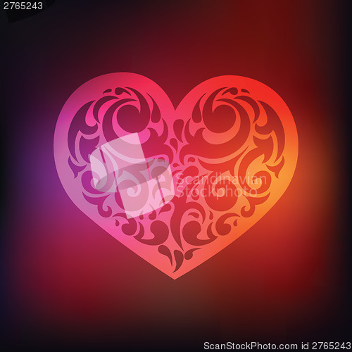 Image of Ornamental Heart. Love.