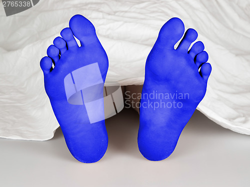 Image of Body under sheet