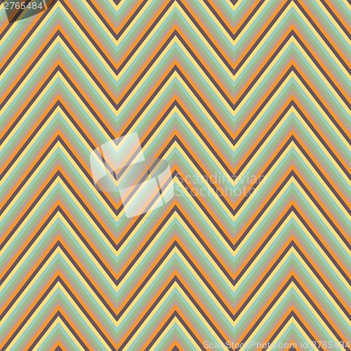Image of Abstract seamless retro zigzag ornament