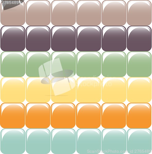 Image of Mosaic of square elements. Glass  effect