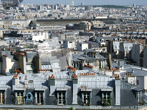 Image of Paris roofs