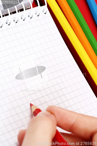 Image of Pencil and agenda