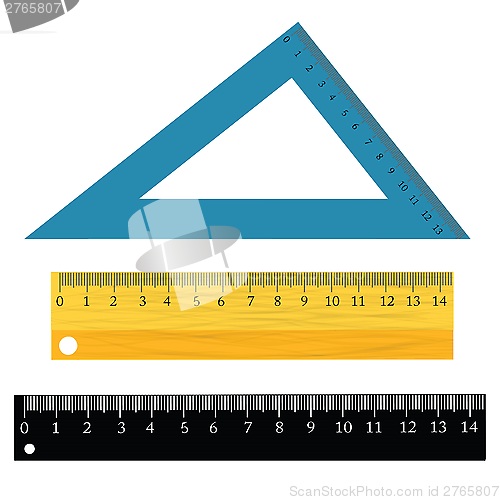 Image of set of rulers