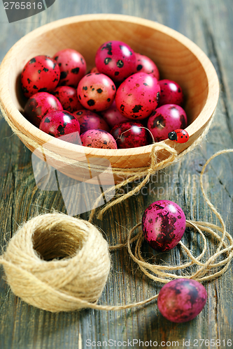 Image of Pink easter eggs.