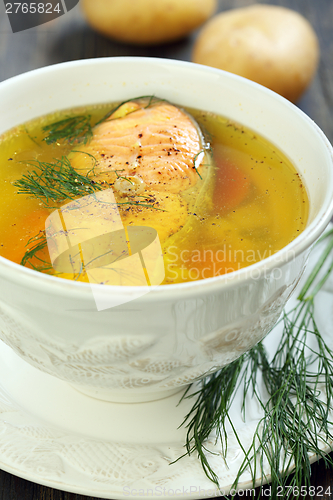 Image of Fish soup.
