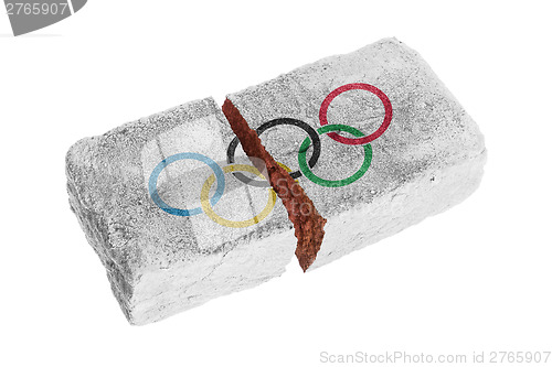 Image of Rough broken brick