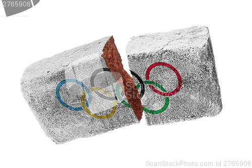 Image of Rough broken brick